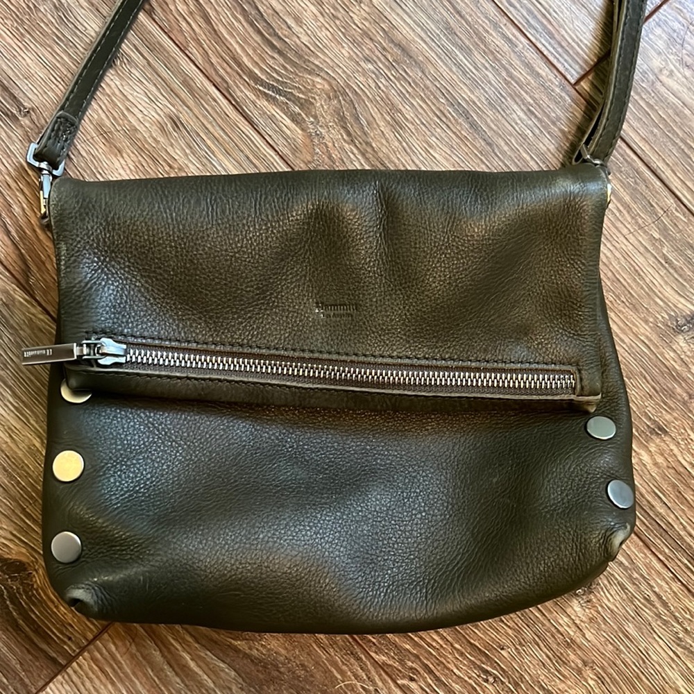 Olive green Hammitt crossbody bag